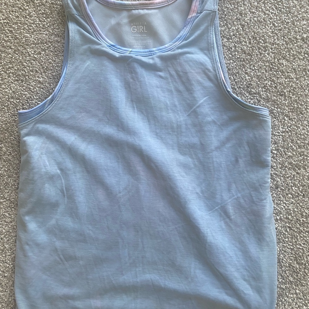 Athleta Kids Light Blue Tank Top